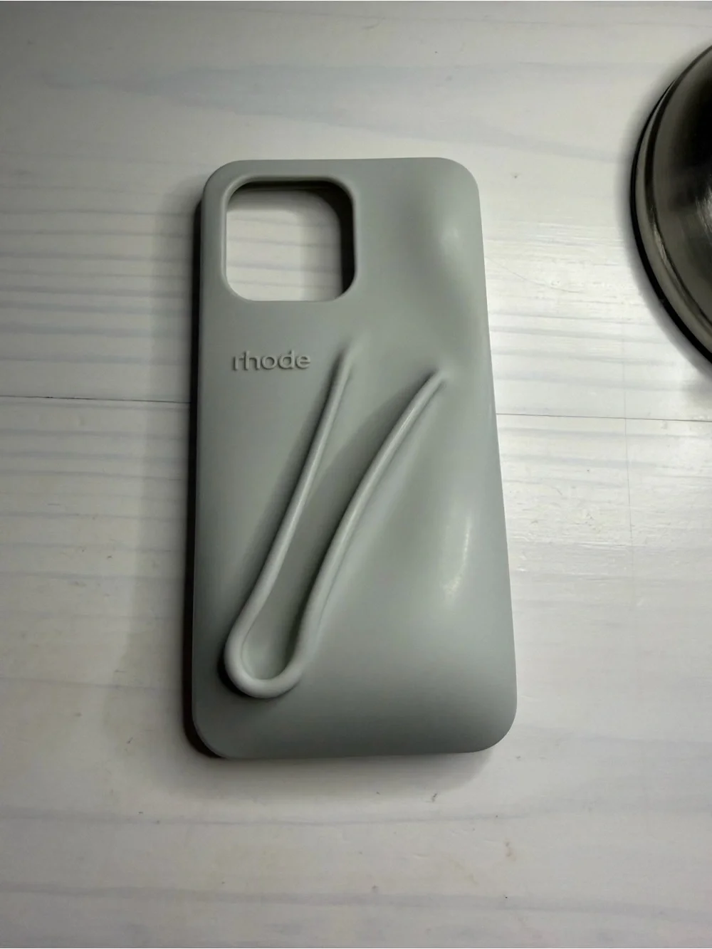 Rhode Lip Case (Gray) | iPhone 15 Pro Max